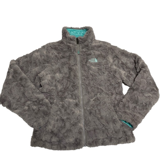 The North Face Girls Reversible Mossbud Swirl Jacket - Picture 3 of 16